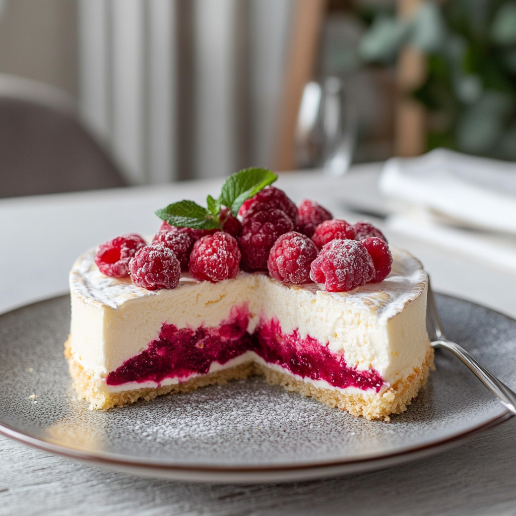 Gâteau au fromage tourbillonné depuis recettemoderne