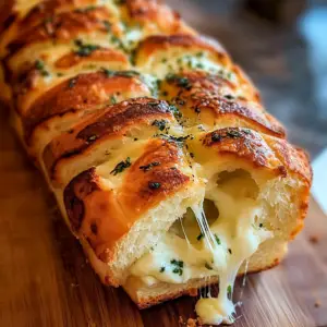 Brioche effilée beurre d'ail depuis recettemoderne