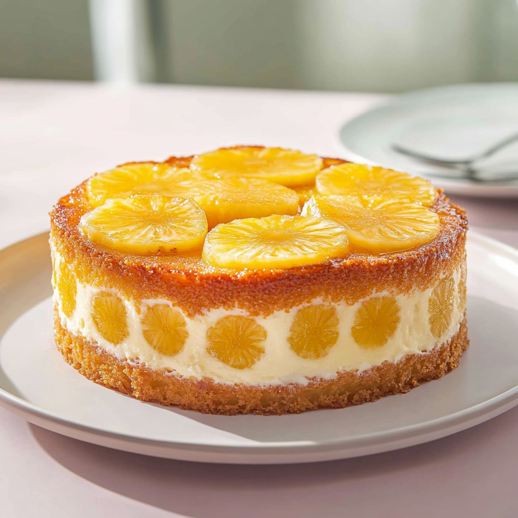 Gâteau au café à l'ananas depuis recettemoderne