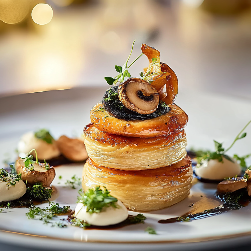 Vol-au-vent au poulet depuis recettemoderne