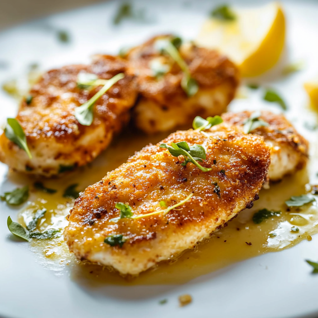 Aiguillettes de poulet au citron depuis recettemoderne