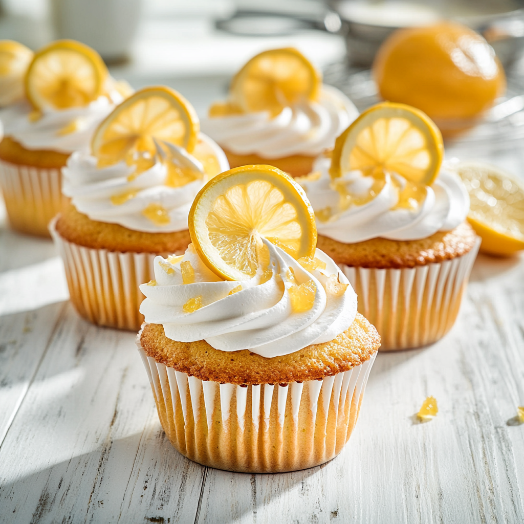 Cupcakes citron meringués depuis recettemoderne