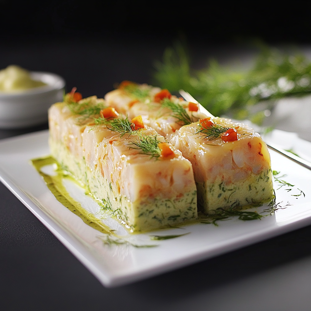 Terrine de poisson aux crevettes depuis recettemoderne