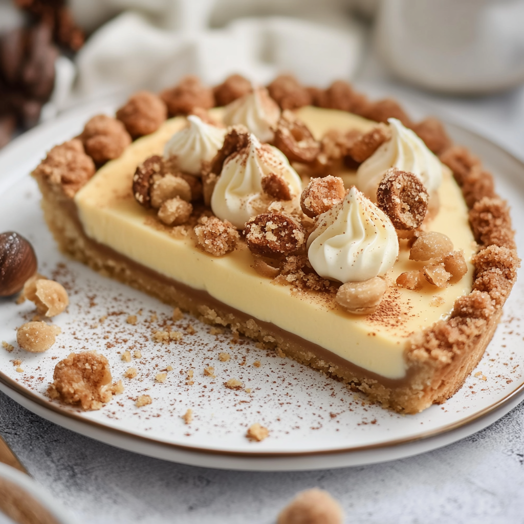 Tarte à la vanille et spéculoos depuis recettemoderne