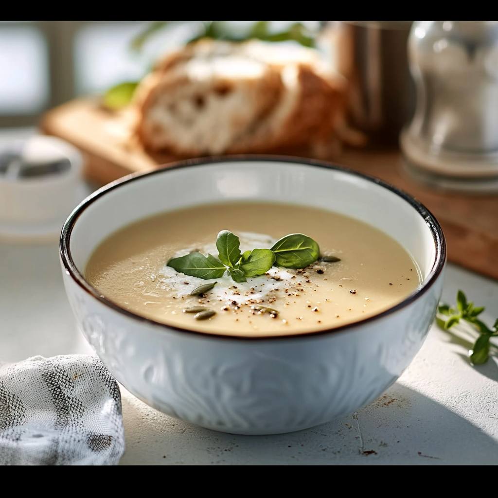 Soupe Crémeuse à l'Ail depuis recettemoderne