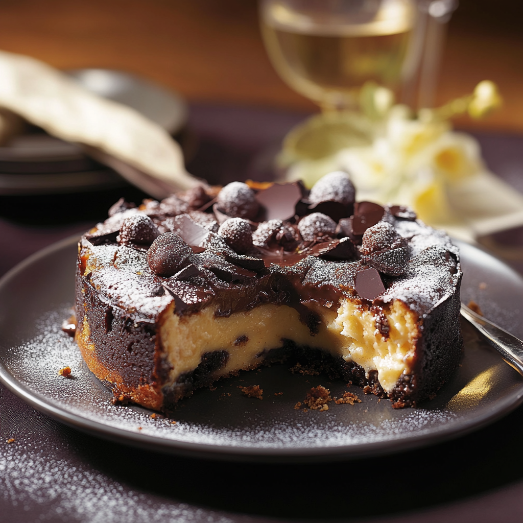 Clafoutis aux Poires et au Chocolat depuis recettemoderne