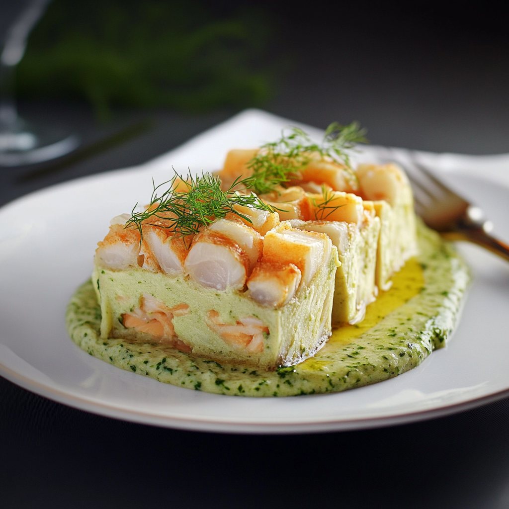 Terrine de poisson aux crevettes depuis recettemoderne