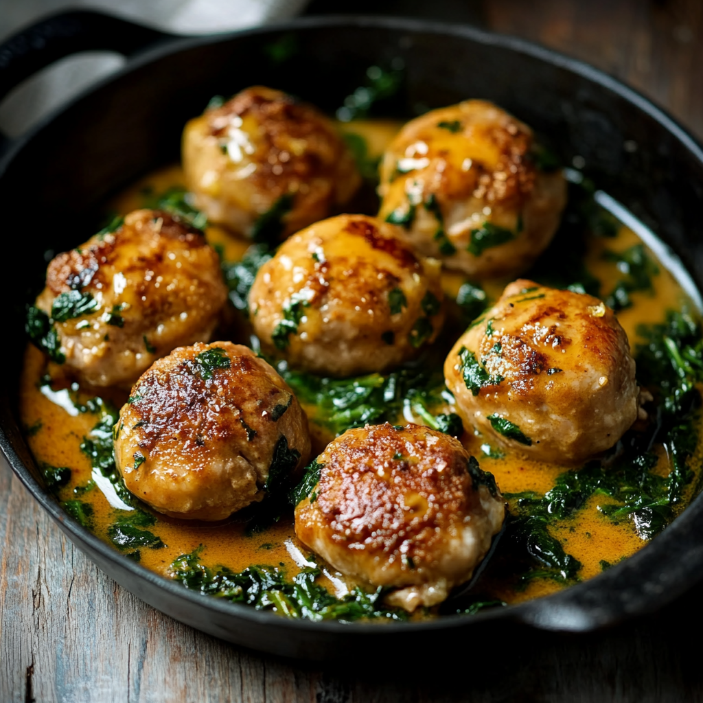 Boulettes de poulet au beurre citronné depuis recettemoderne
