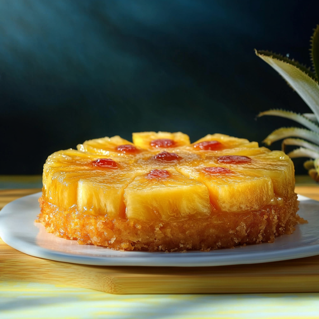 Gâteau de Semoule à l’Ananas depuis recettemoderne