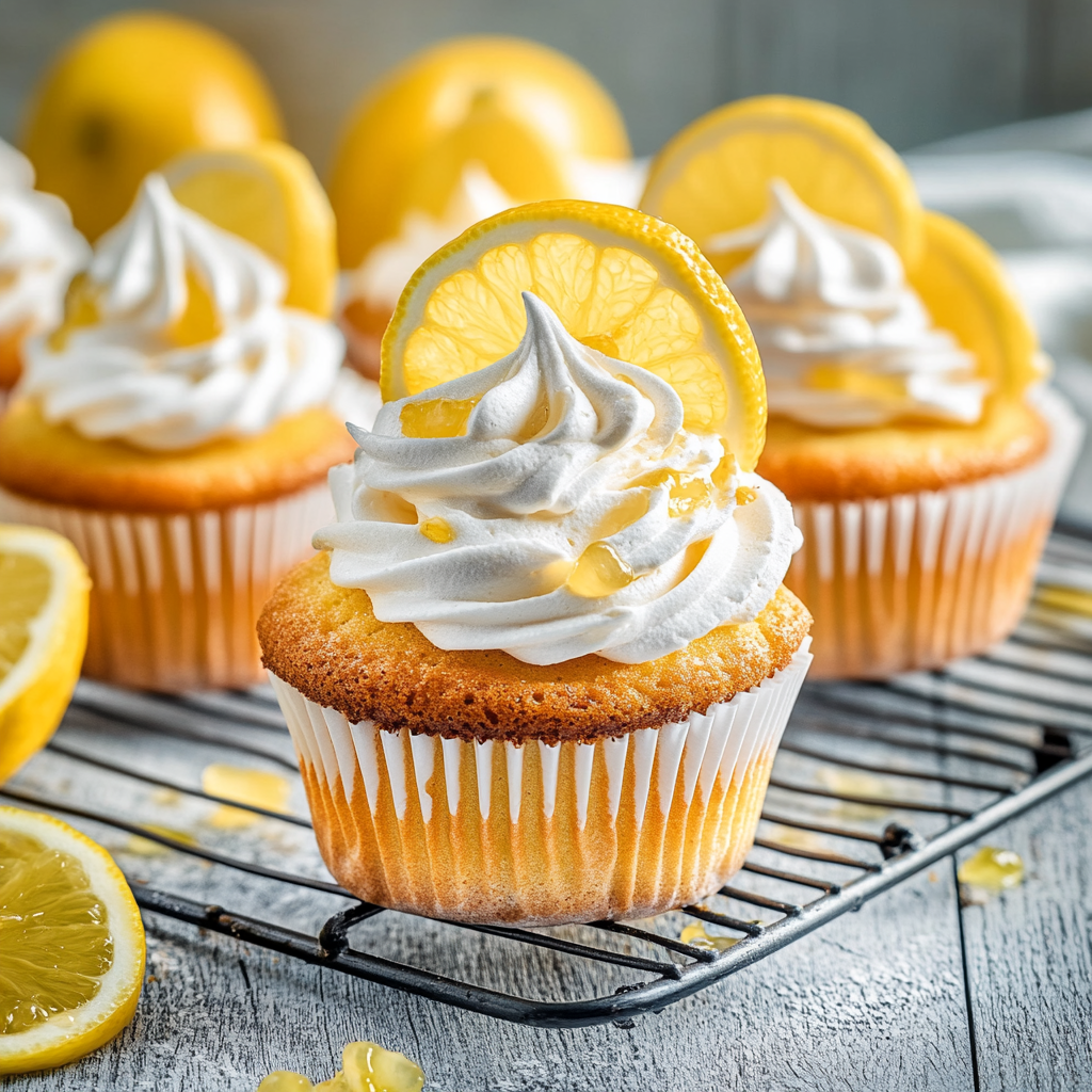 Cupcakes citron meringués depuis recettemoderne