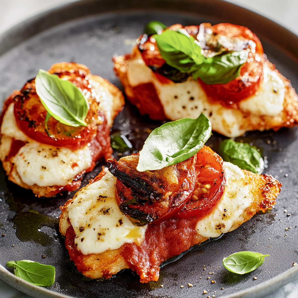 Escalope de poulet mozzarella depuis recettemoderne