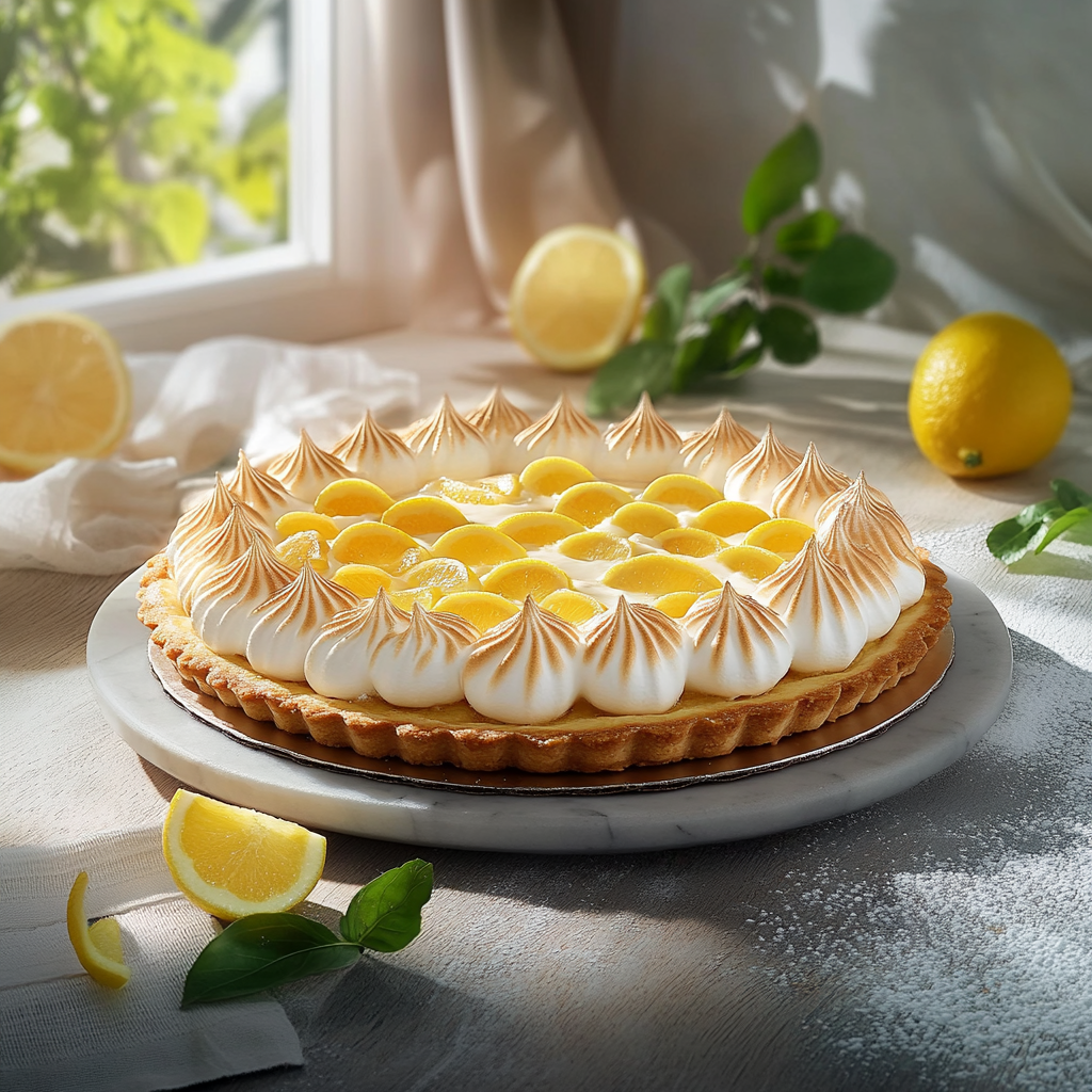 La Tarte Meringuée Mangue au Citron depuis recettemoderne