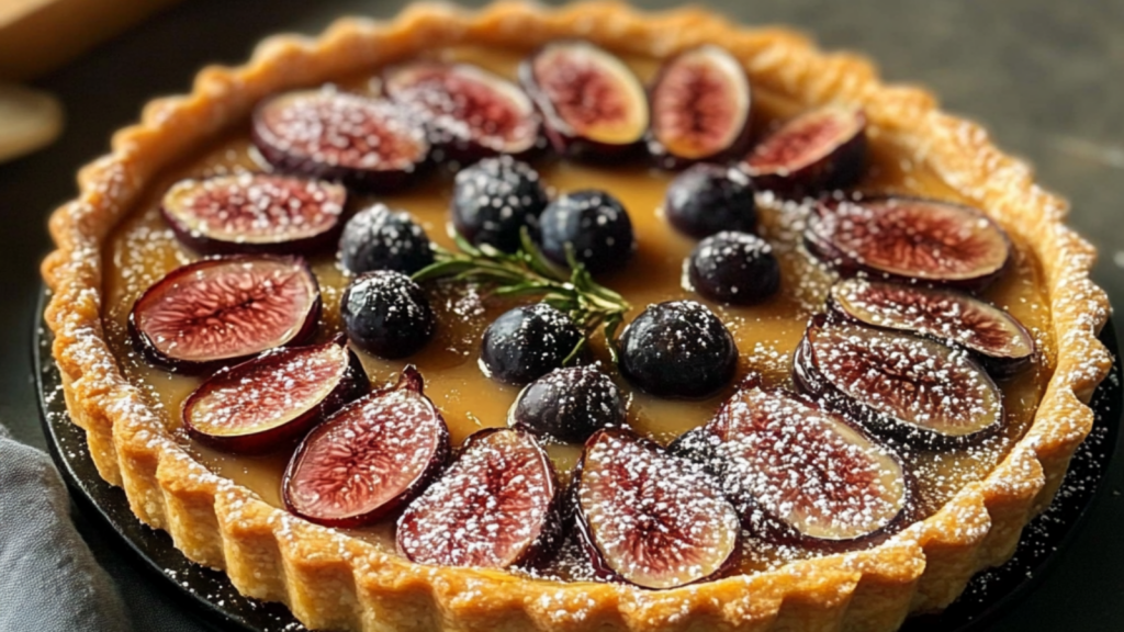 Tarte FIGUE AMANDE depuis recettemoderne