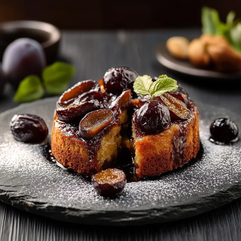 Moelleux aux prunes depuis recettemoderne