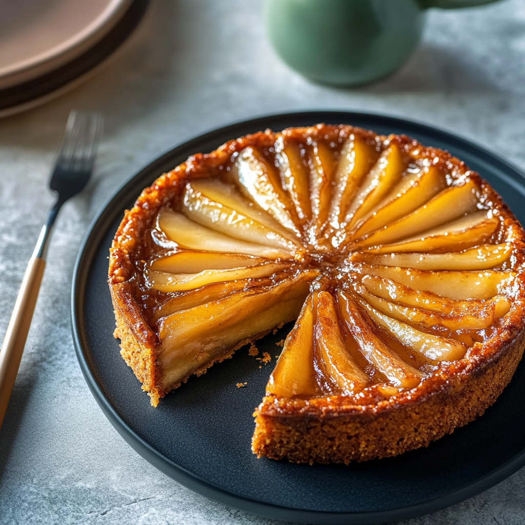 Gâteau d'automne à la poire depuis recettemoderne