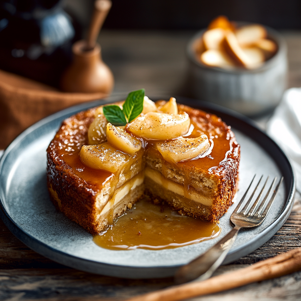 Gâteau d'automne à la poire depuis recettemoderne
