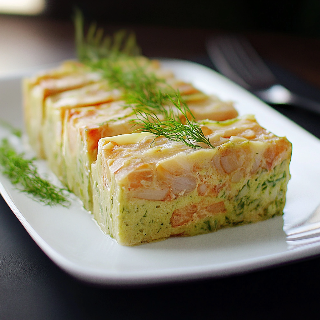 Terrine de poisson aux crevettes depuis recettemoderne