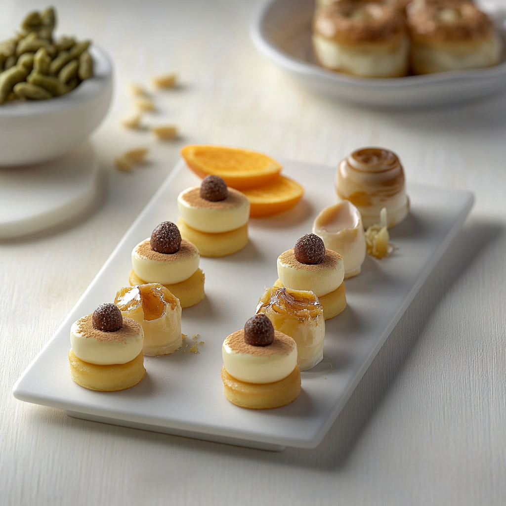 Mignardises amande orange depuis recettemoderne