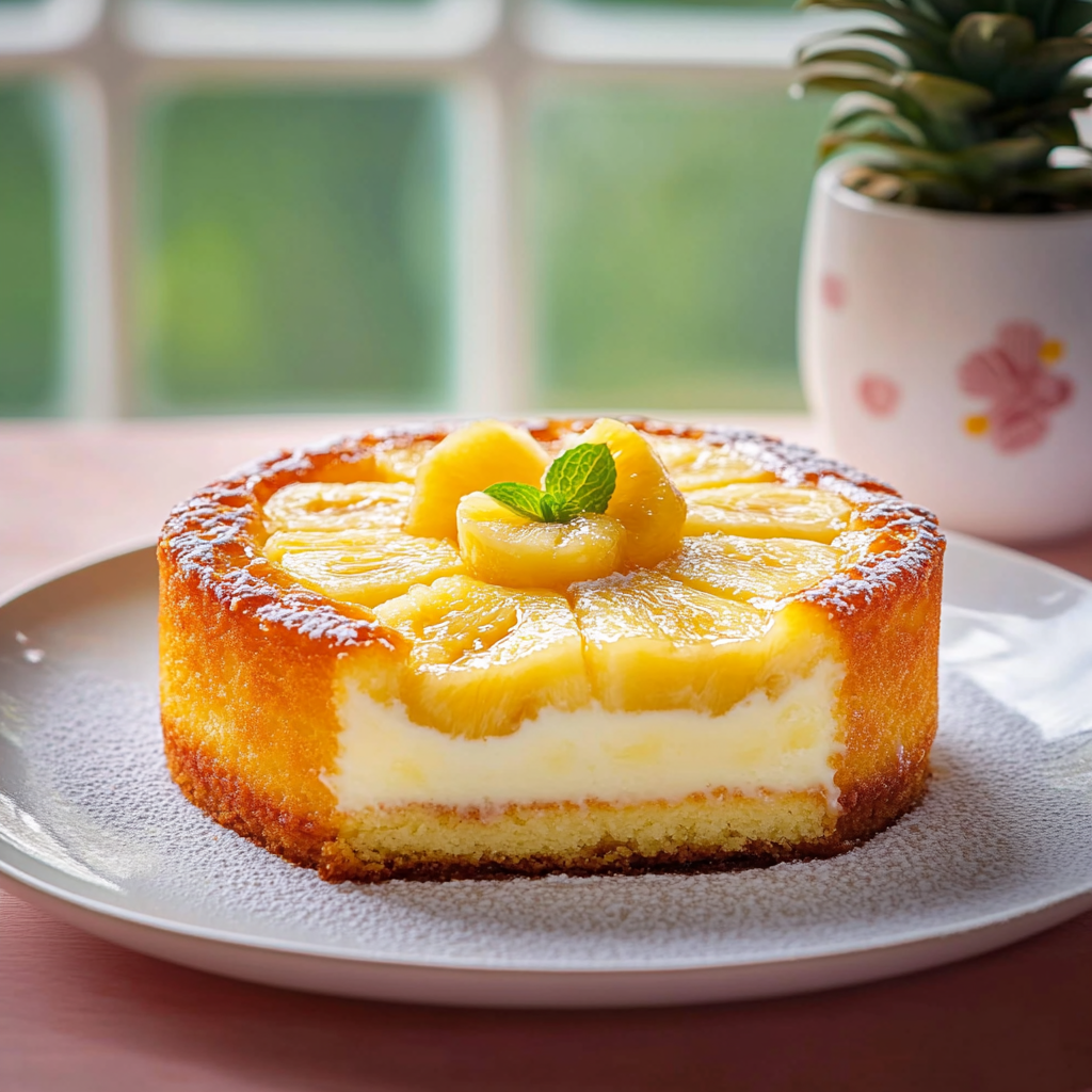 Gâteau au café à l'ananas depuis recettemoderne