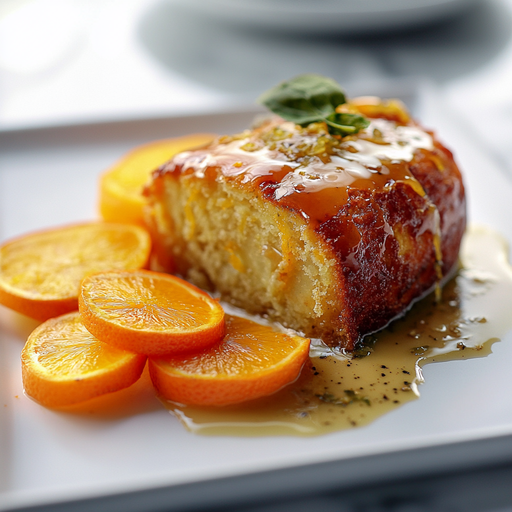 Marbré à l’orange et aux pavots depuis recettemoderne