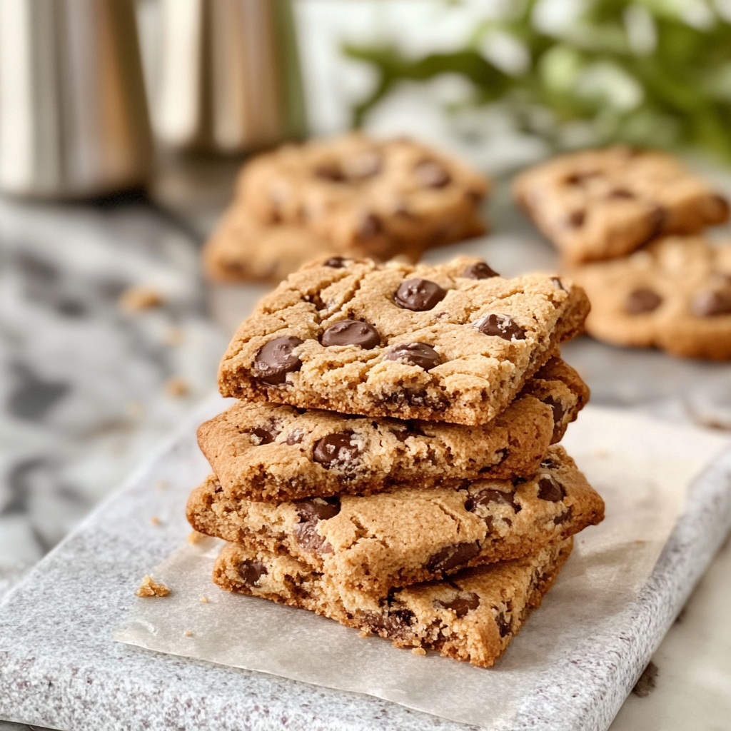 Carrés cookies depuis recettemoderne