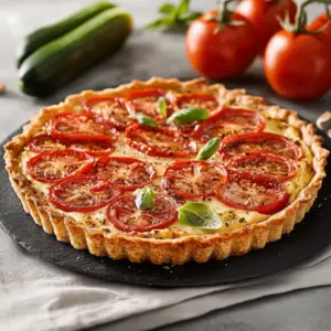 Tarte d'été aux légumes depuis recettemoderne