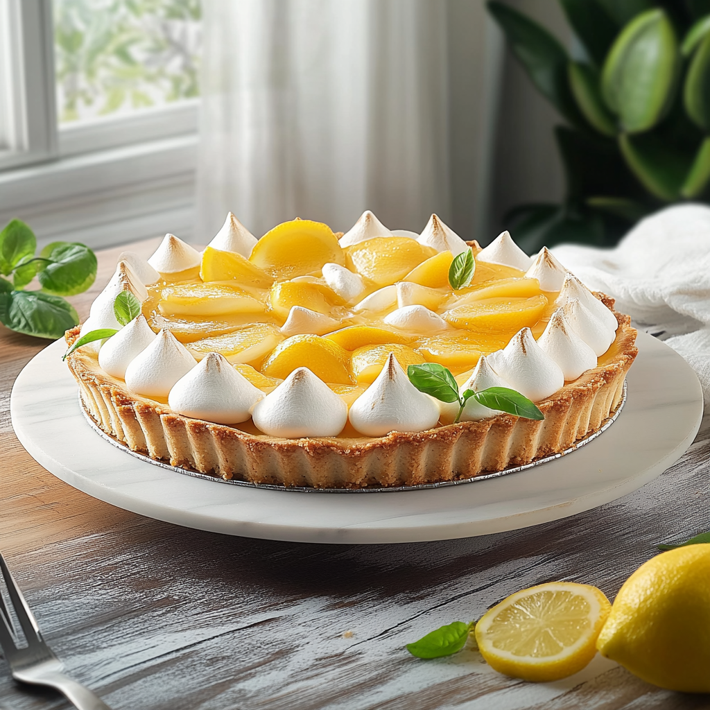 La Tarte Meringuée Mangue au Citron depuis recettemoderne