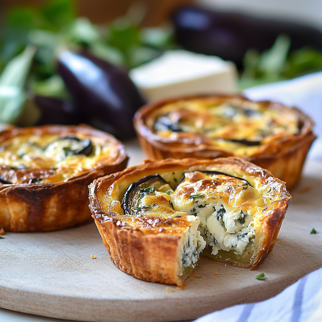 Minis quiches poivrons chèvre depuis recettemoderne