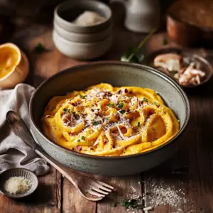Pâtes crémeuses à la butternut depuis recettemoderne