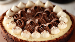 Tarte Vanille Chocolat depuis recettemoderne