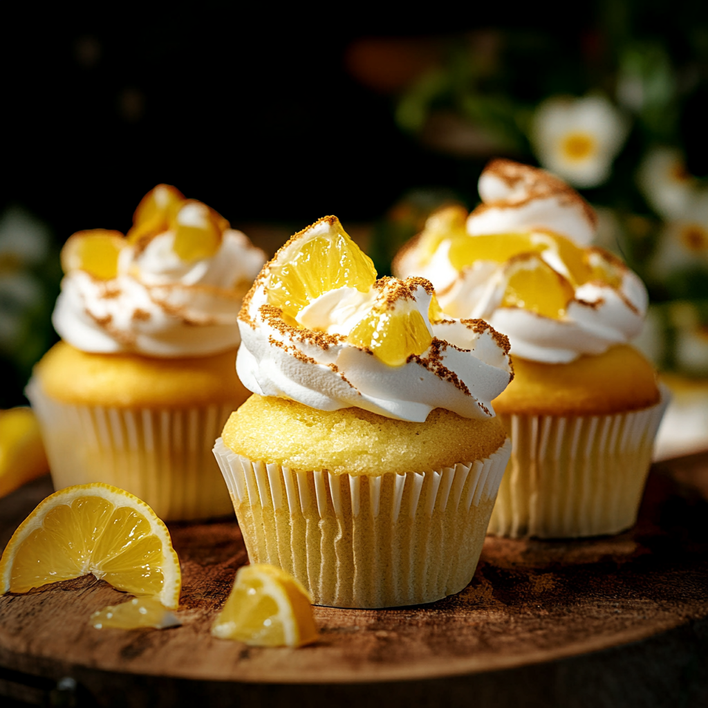 Cupcakes citron meringués depuis recettemoderne