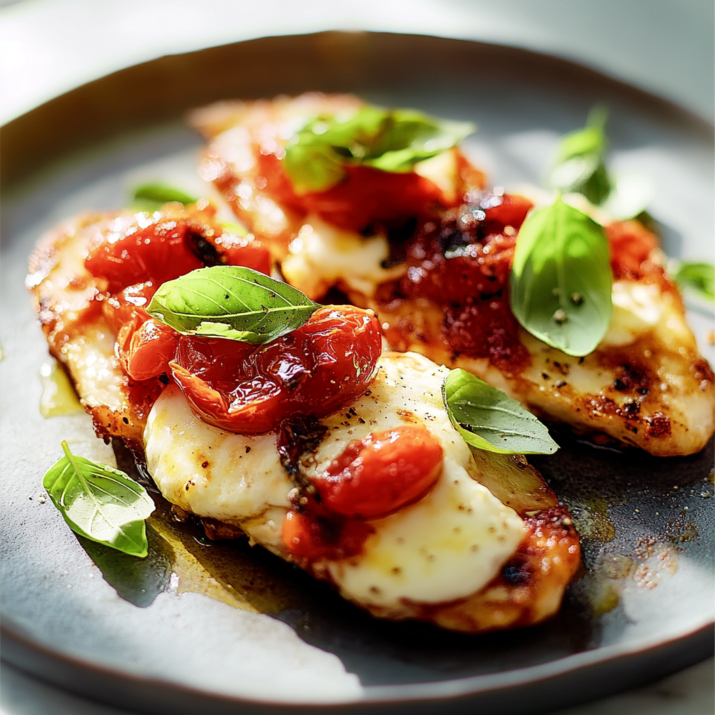 Escalope de poulet mozzarella depuis recettemoderne
