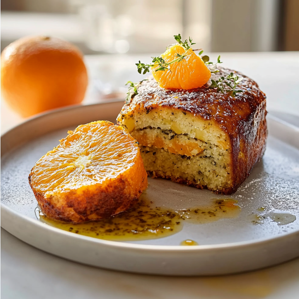 Marbré à l’orange et aux pavots depuis recettemoderne