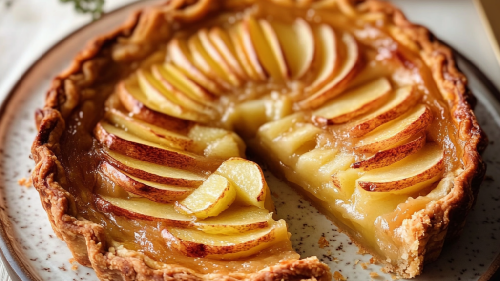 Bougatsa tarte aux pommes depuis recettemoderne