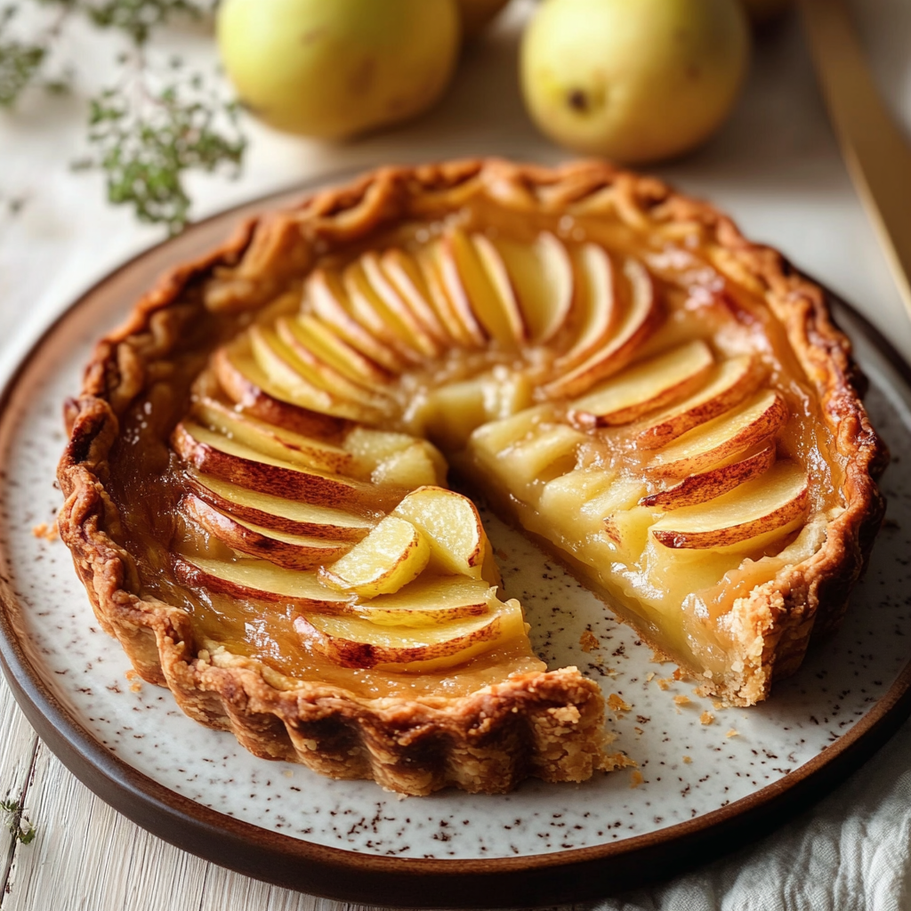 Bougatsa tarte aux pommes depuis recettemoderne