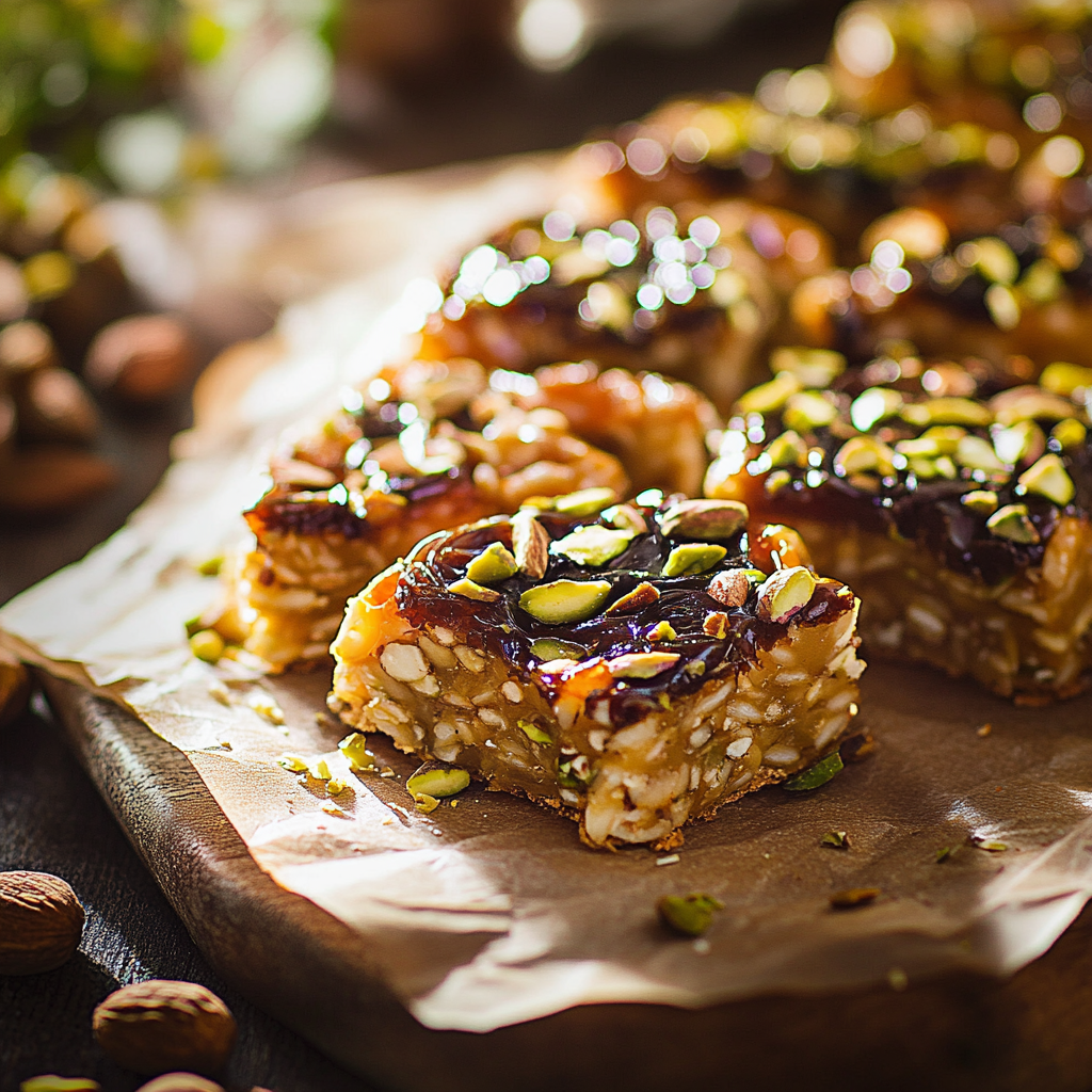 FLORENTINS AUX AMANDES et pistache depuis recettemoderne