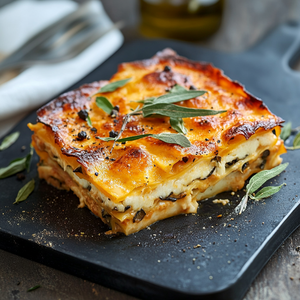 Rouleaux de lasagnes à la courge musquée depuis recettemoderne