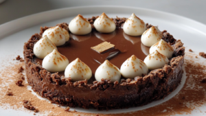 Tarte croustillante au chocolat au lait depuis recettemoderne