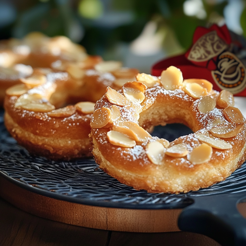 Anneaux aux amandes depuis recettemoderne