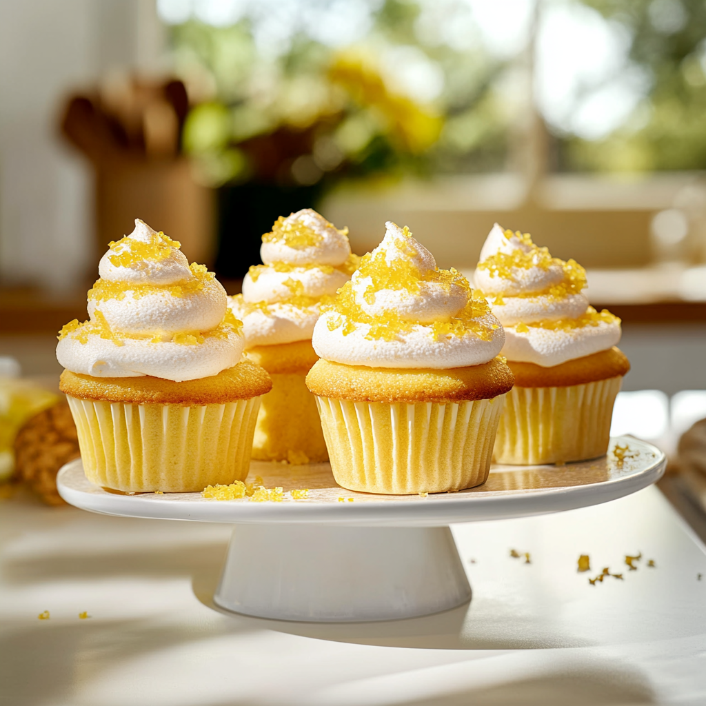 Cupcakes citron meringués depuis recettemoderne