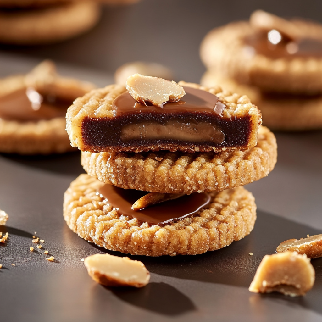 Sablés caramel gianduja depuis recettemoderne