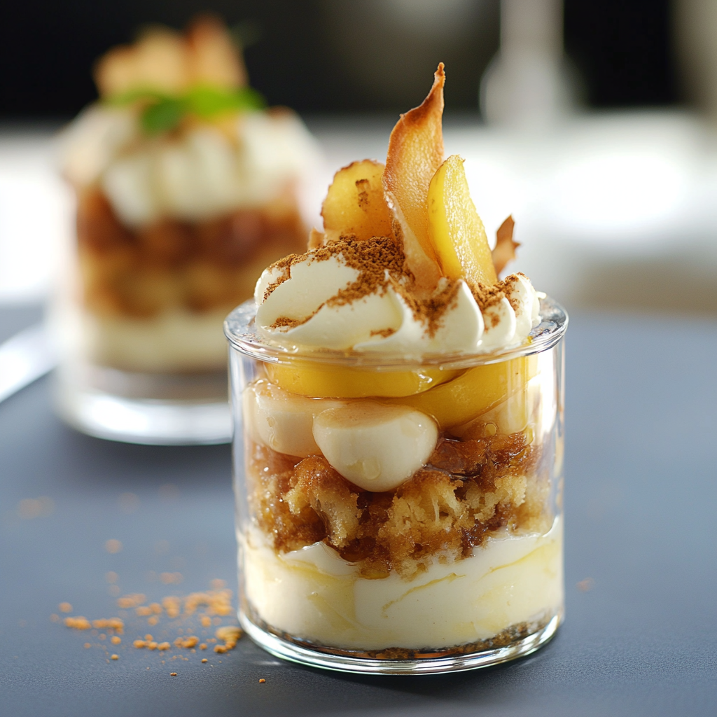 Verrine de Pain d'Épice et Pomme depuis recettemoderne