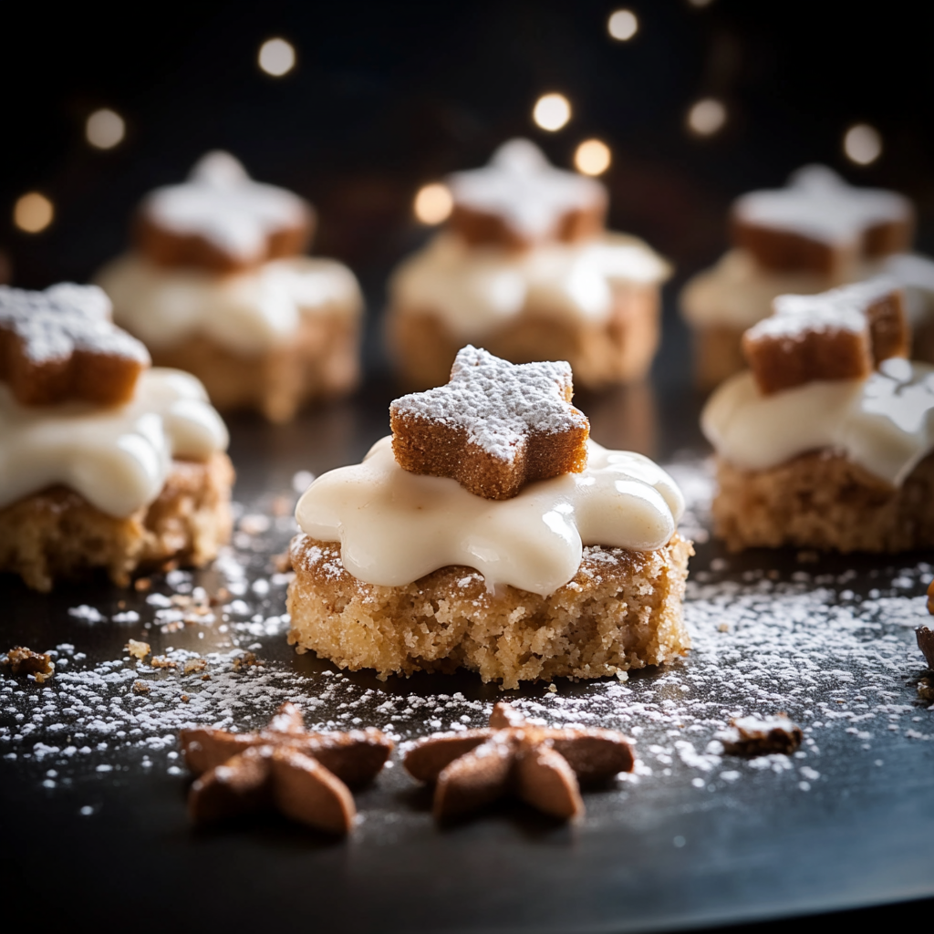 Zimtstern à la noisette et à la cannelle depuis recettemoderne