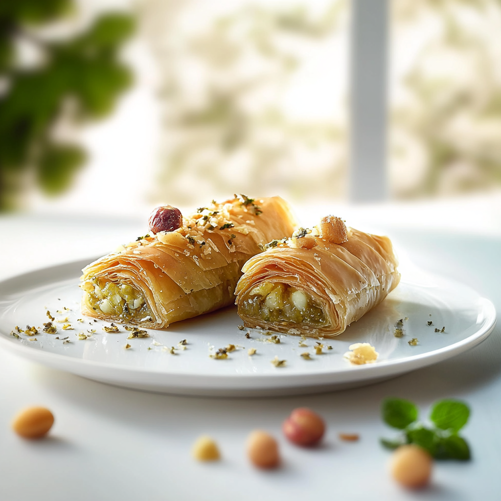 Baklava à la noix de coco et aux abricots depuis recettemoderne