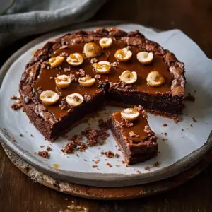 arte brownie, caramel & noisette depuis recettemoderne
