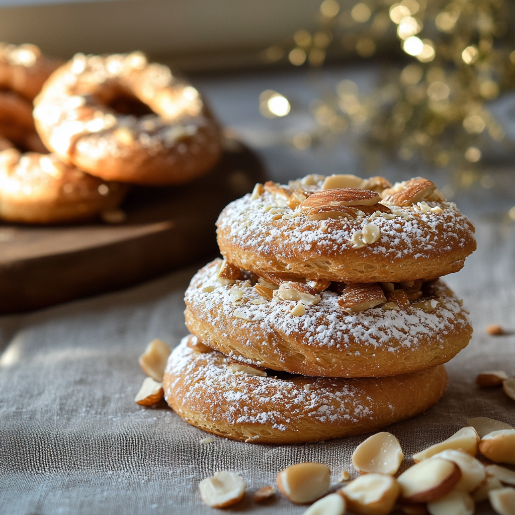 Anneaux aux amandes depuis recettemoderne