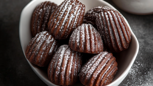Madeleines au chocolat depuis recettemoderne