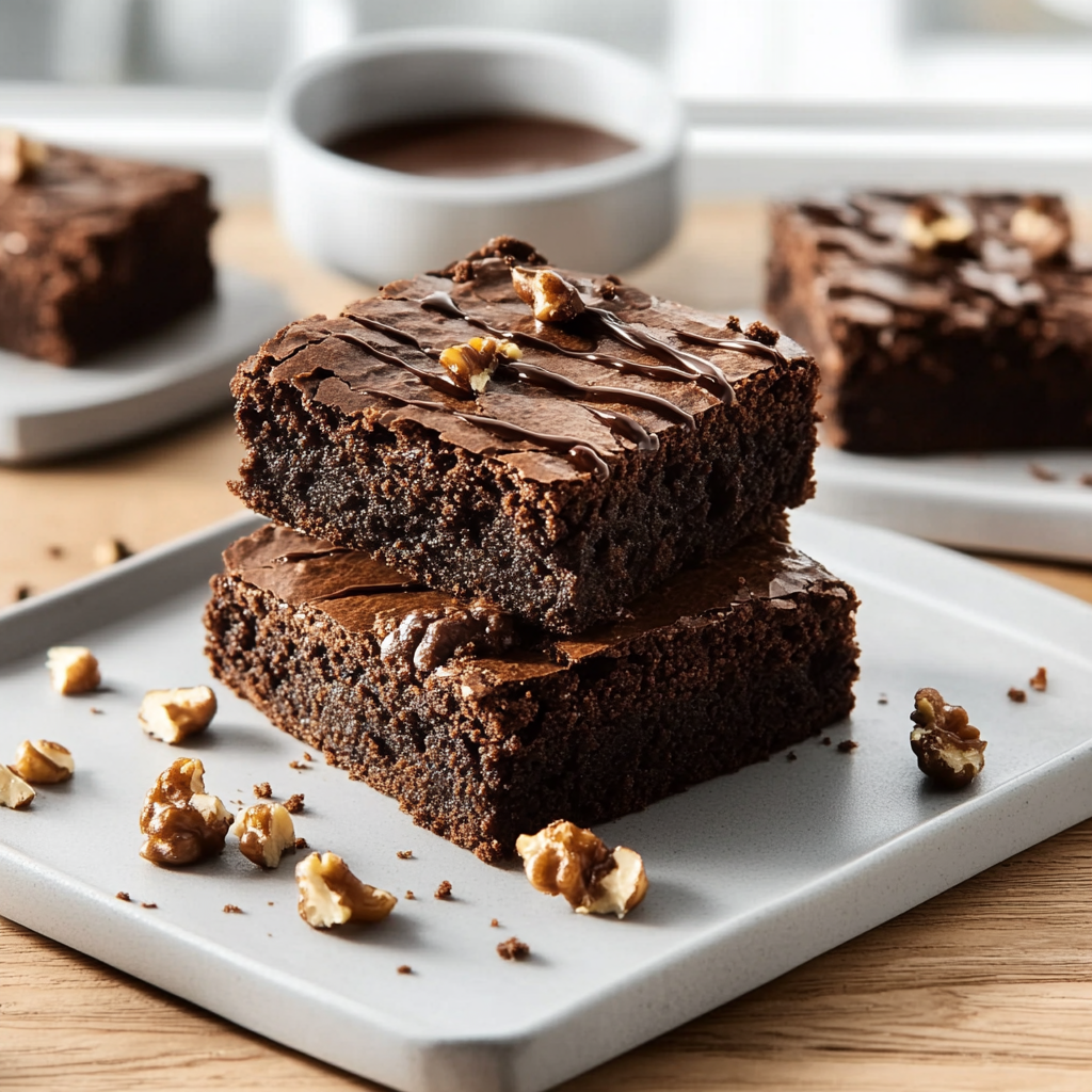 Brownie aux cacahuètes caramélisées depuis recettemoderne