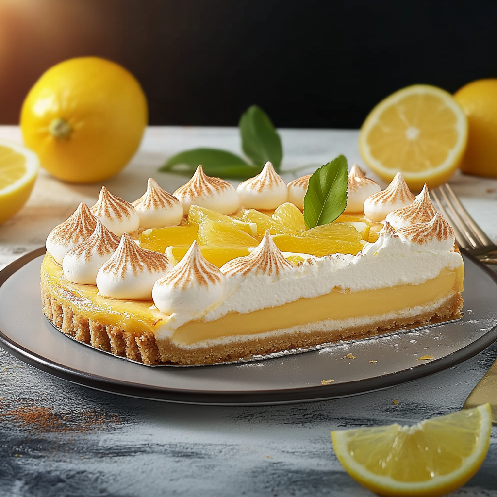 La Tarte Meringuée Mangue au Citron depuis recettemoderne