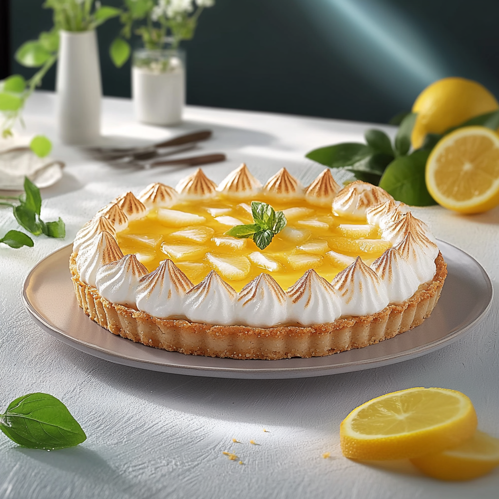 La Tarte Meringuée Mangue au Citron depuis recettemoderne